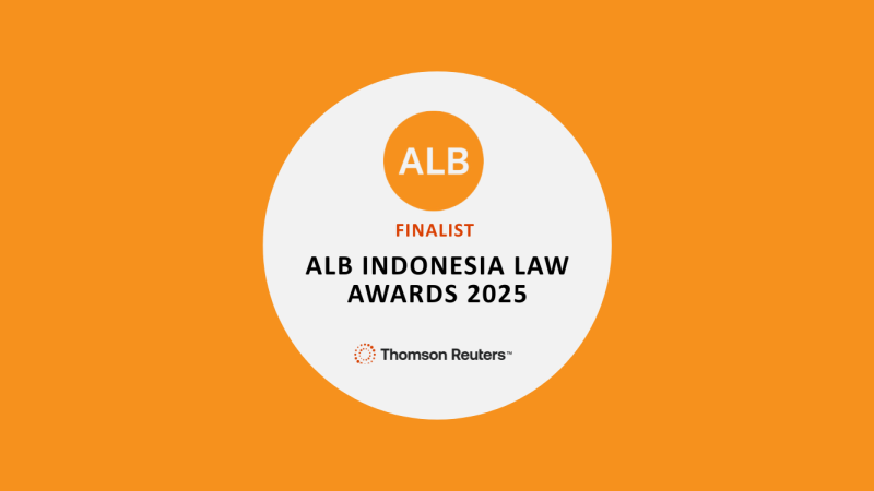 Finalist at Asian Legal Business Indonesia Law Awards 2025 for Transactional Boutique Law Firm of the Year